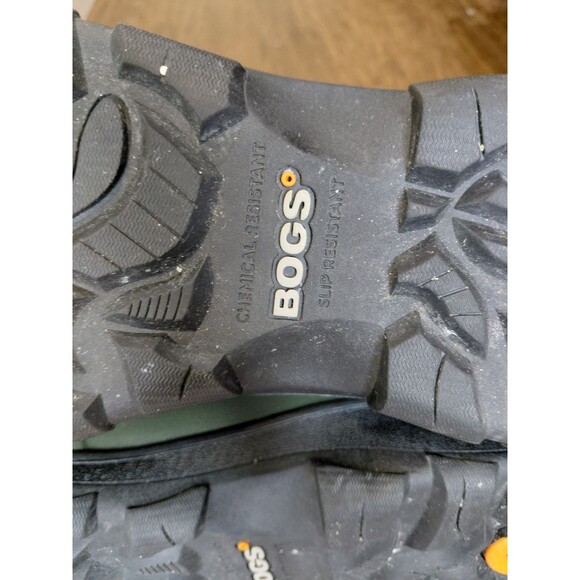 Bogs Outdoor Boots Mens Slip On Waterproof  Olive Green Rain  Size 12 main image 2
